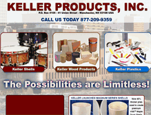 Tablet Screenshot of kellerproducts.com